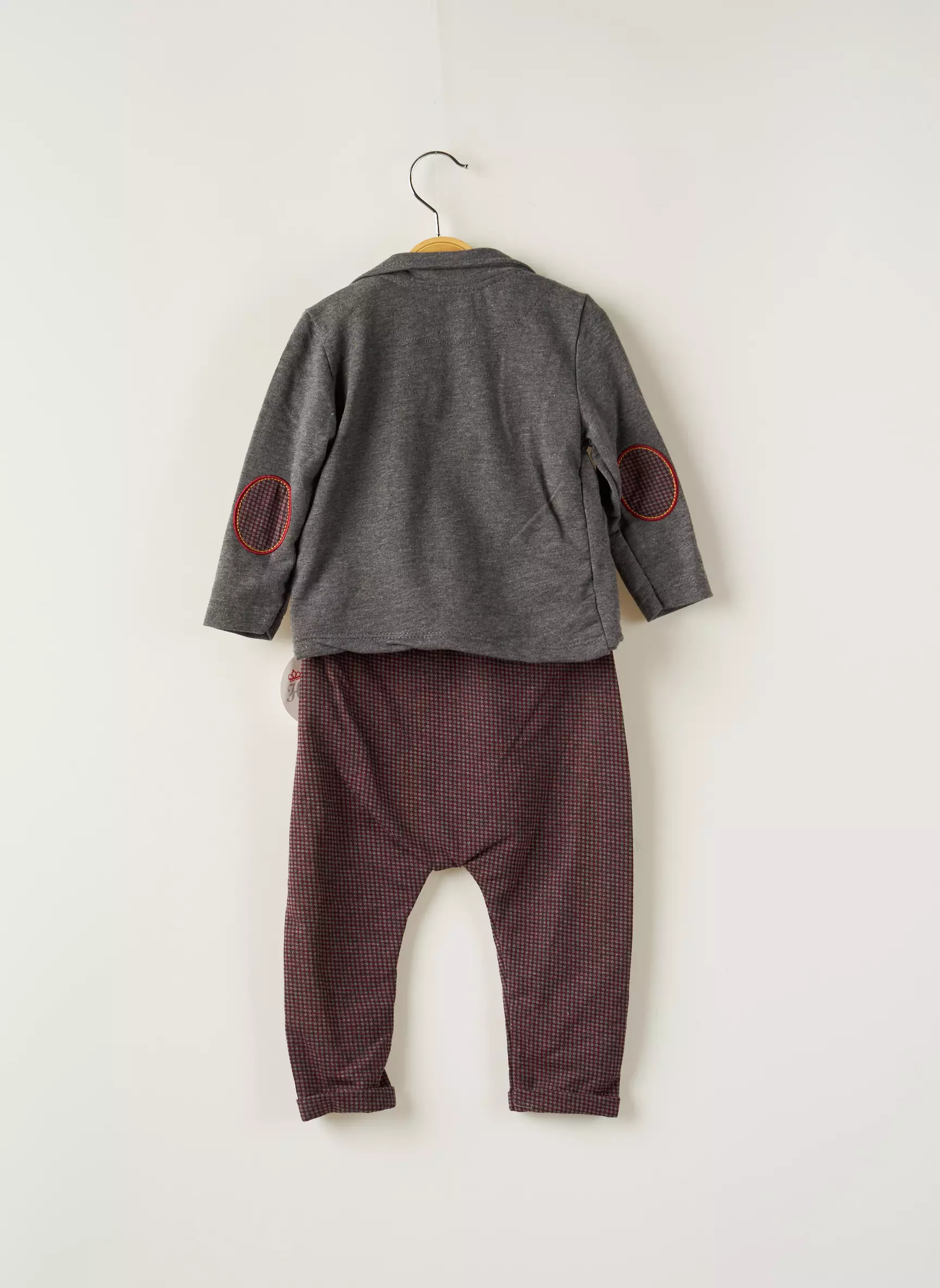 Hippil Ensembles Pantalon Garcon couleur rouge