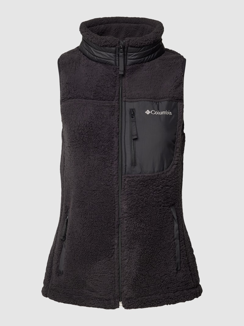 Weste mit Brusttasche Modell 'WEST BEND VEST' in schwarz