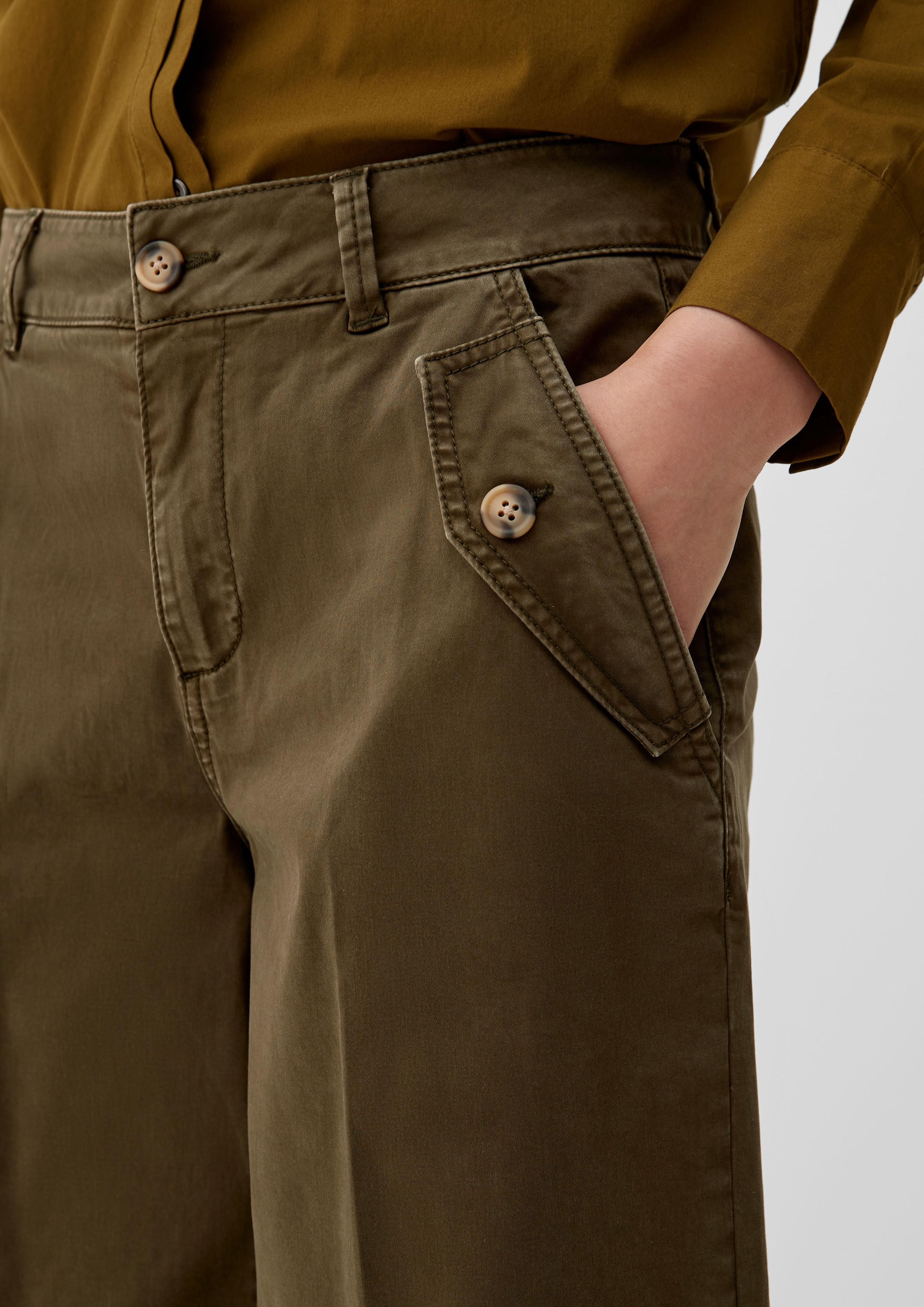 Culotte mit Pattentaschen  2121204-7946