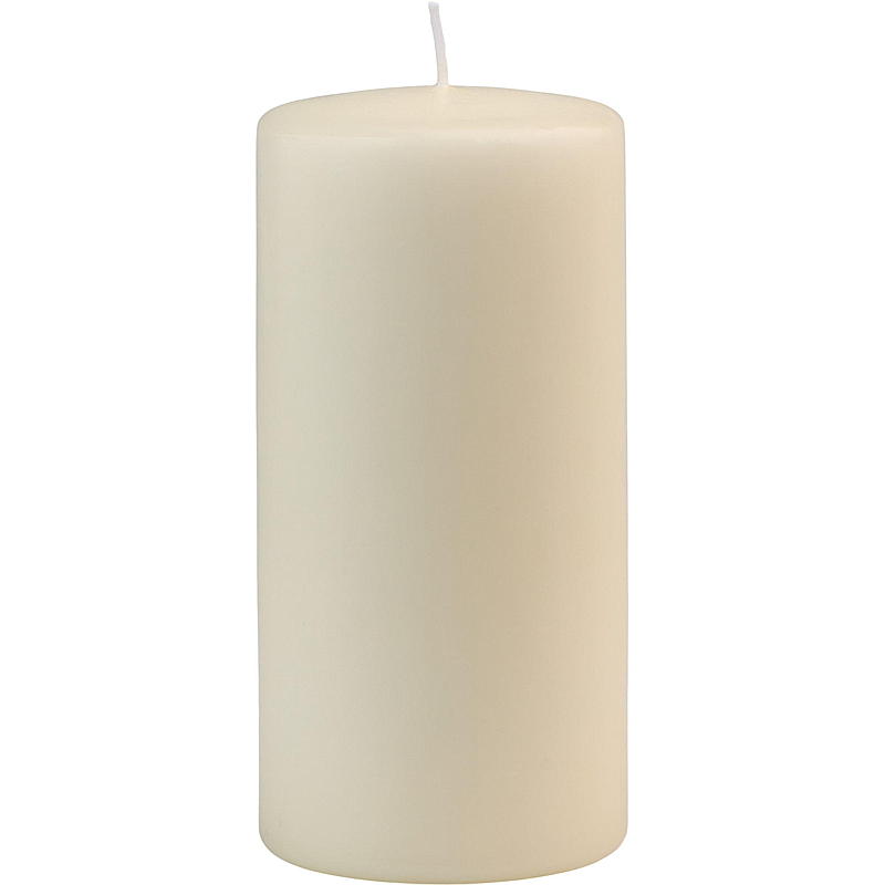 Vie Home Kubbelys 63 timer 6,8x14 cm parafin kremhvit