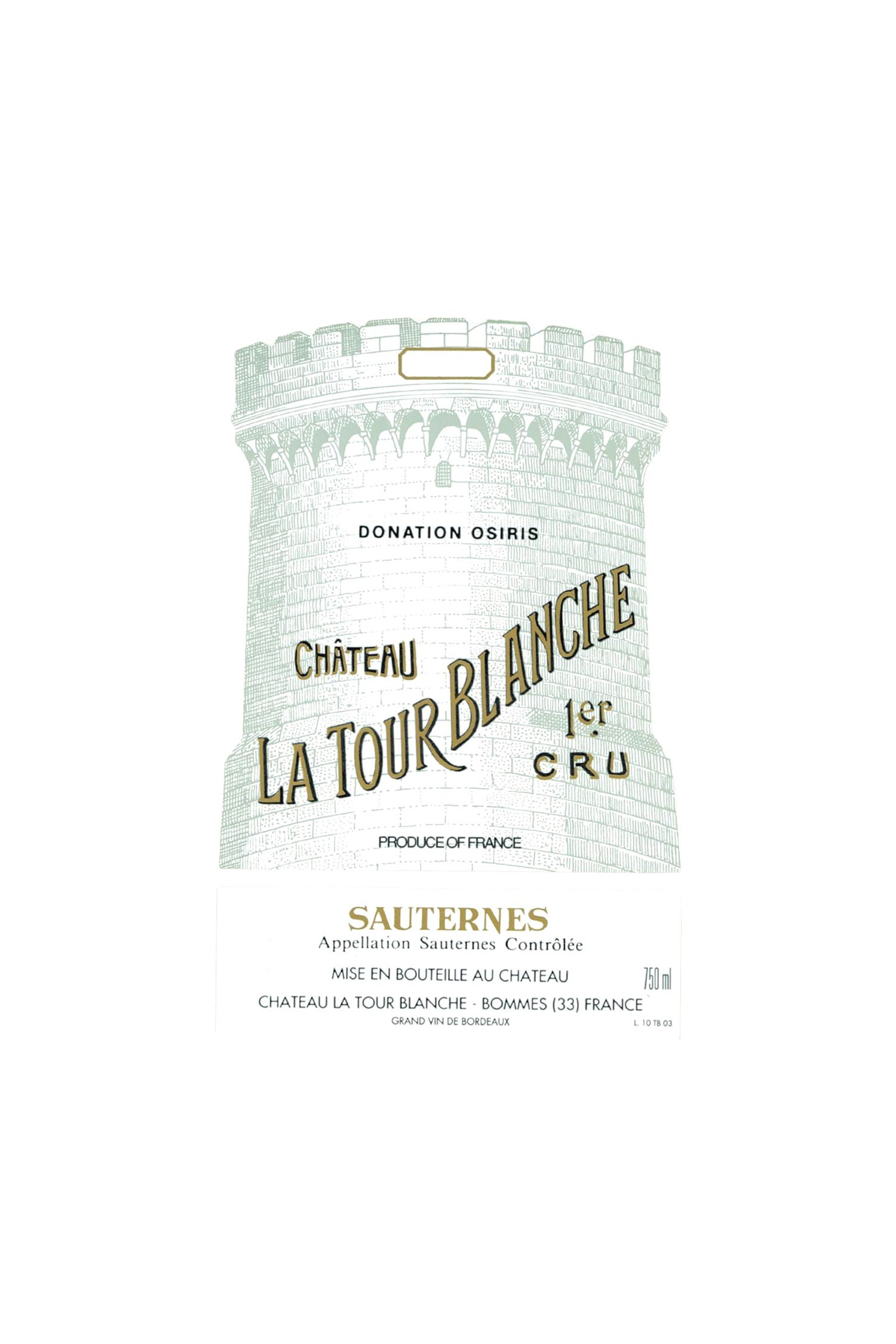Château La Tour Blanche 1947, Sauternes