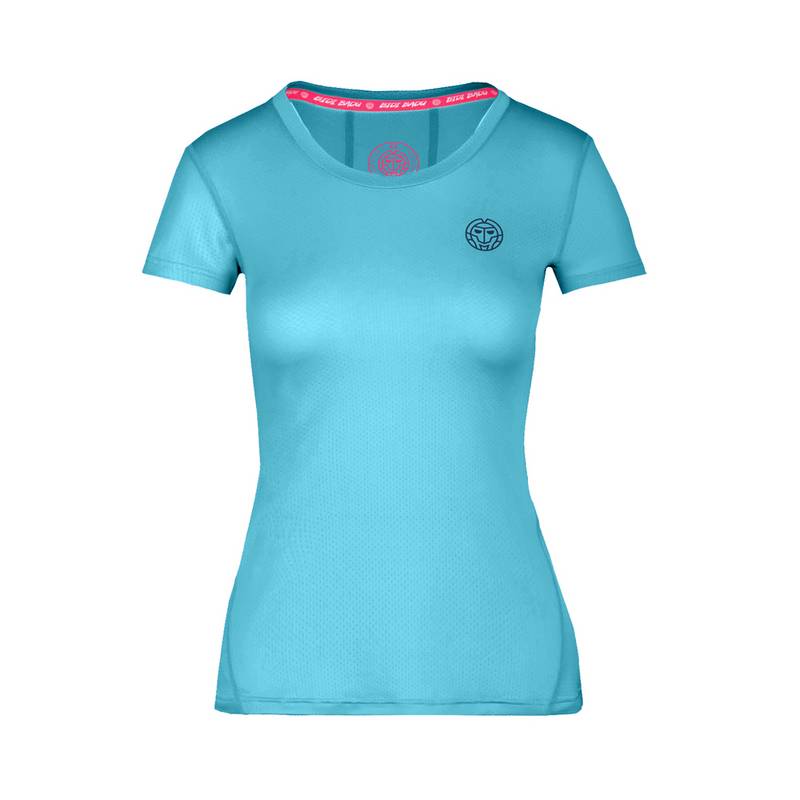 BIDI BADU Eve Tech Roundneck Tee Tennisshirt Damen