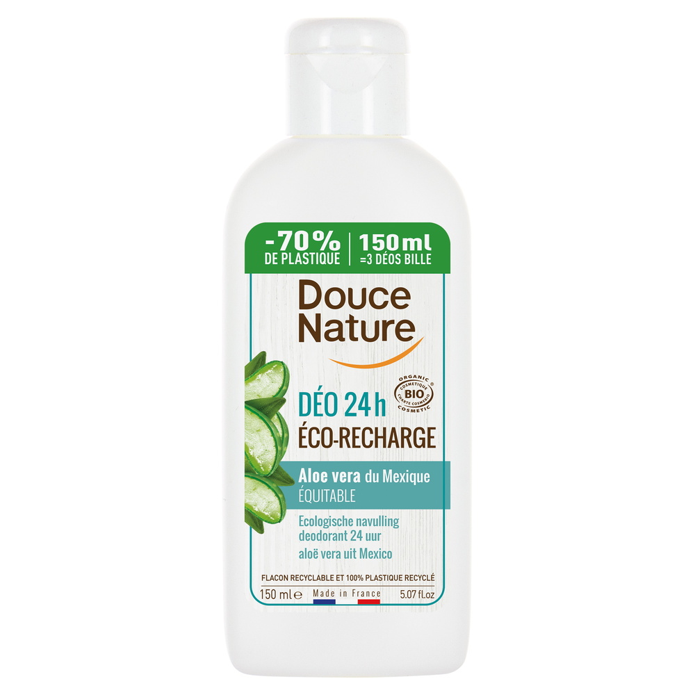 douce nature DEO ECO RECHARGE ALOE 150ML RECHARGE DEO BILLE