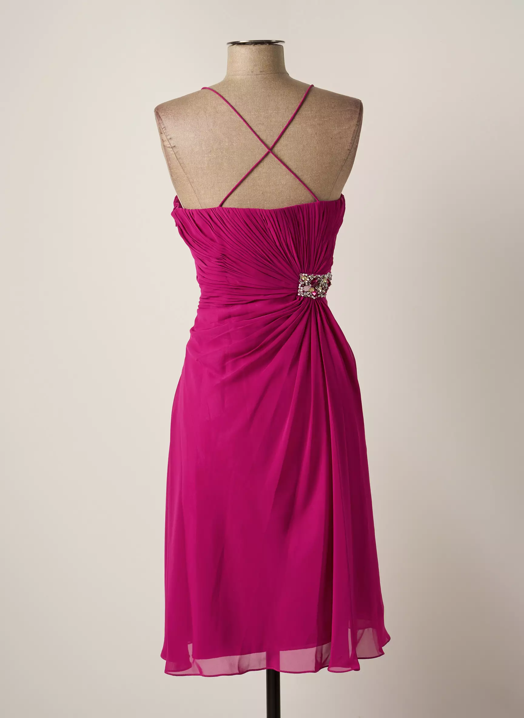 Ellebeline Robes Mi Longues Femme couleur violet