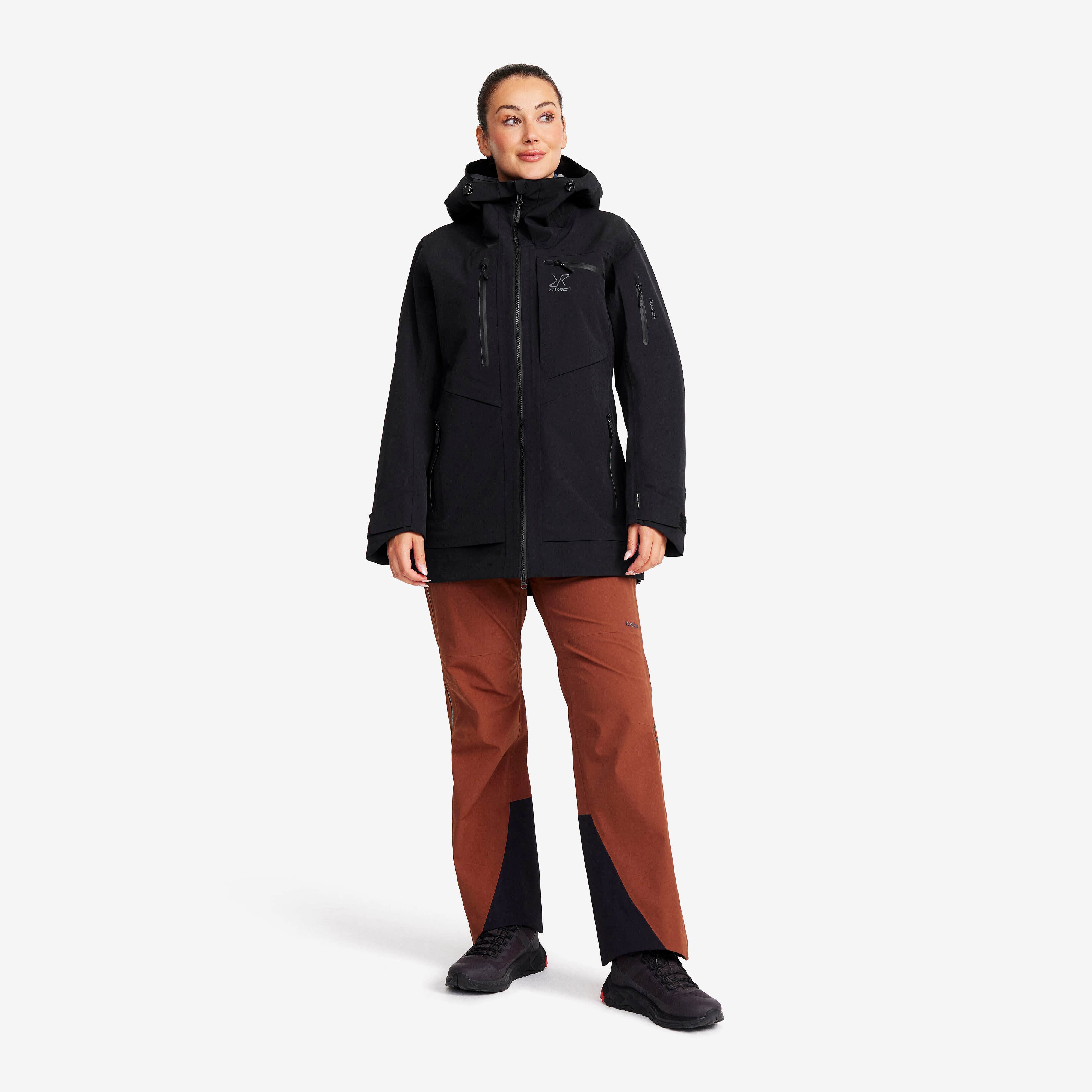 Cyclone Long 3L Jacket Femme Black