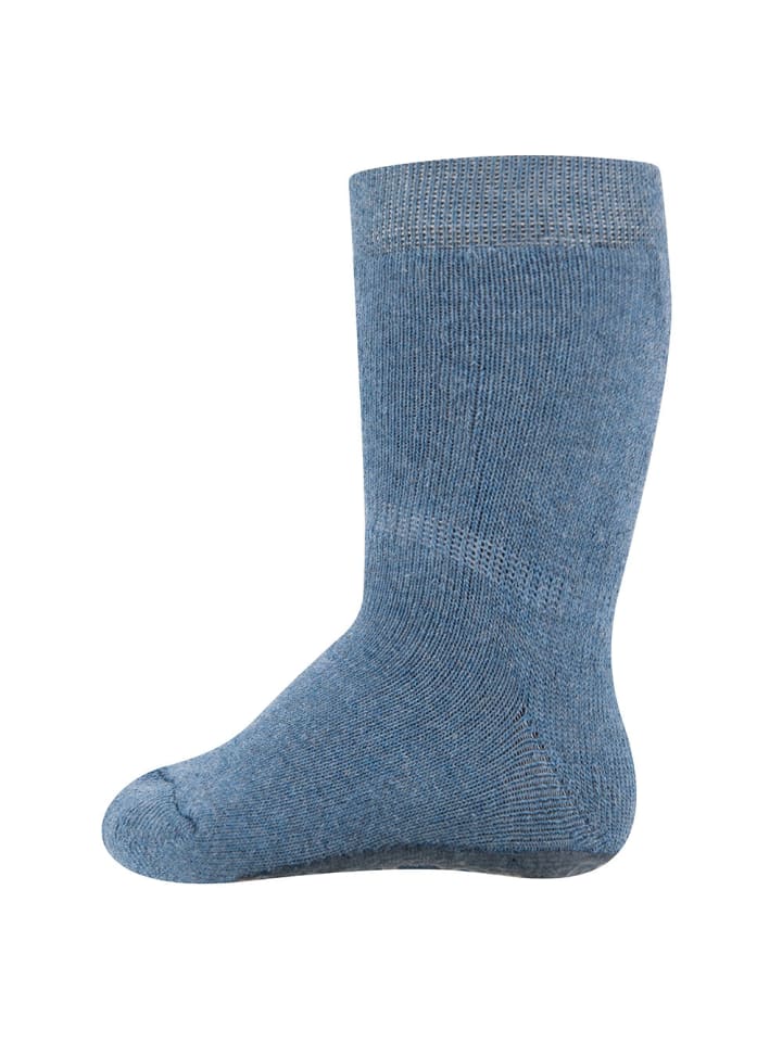 ewers Stoppersocken Uni in jeans meliert günstig kaufen