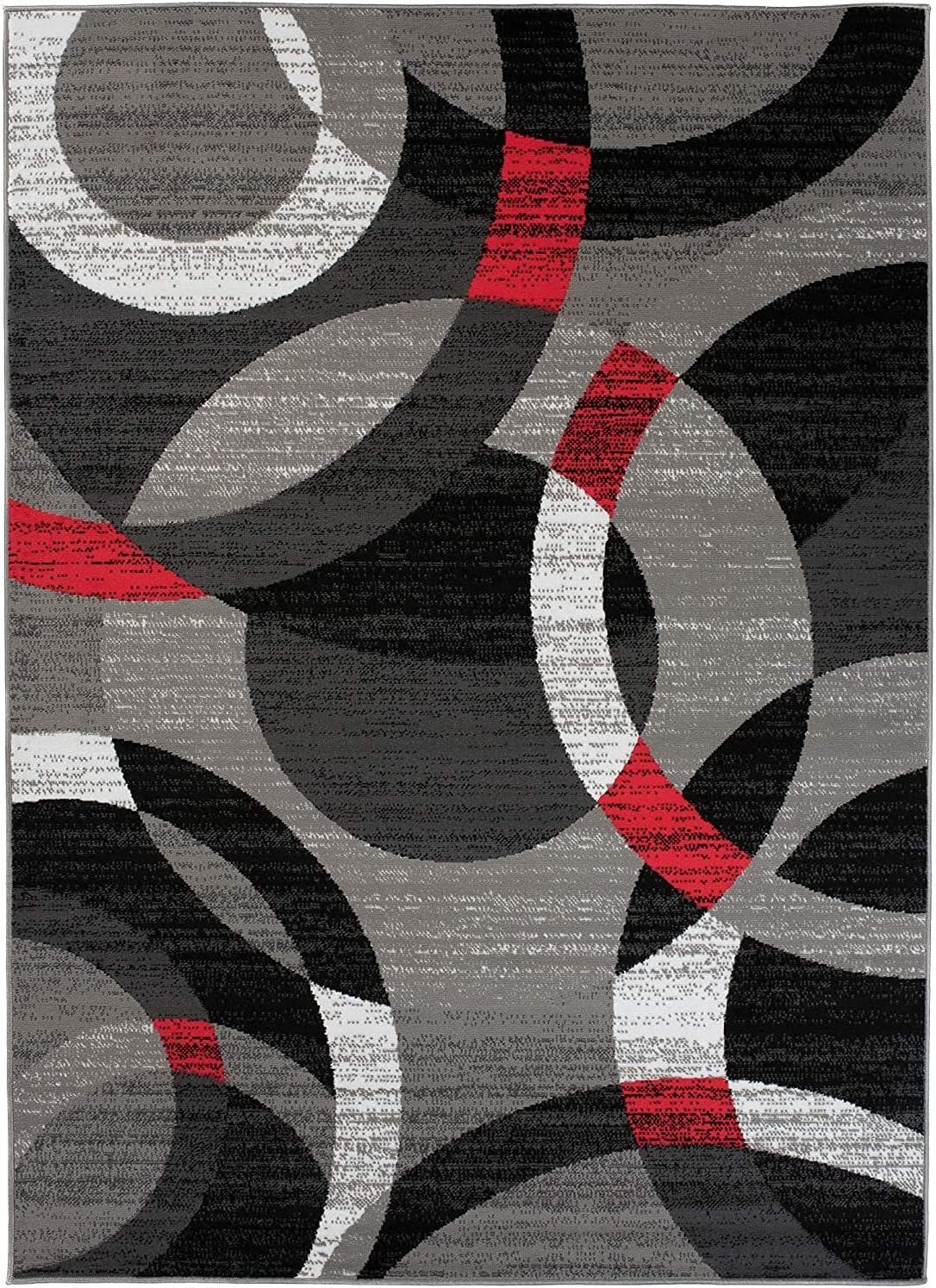 Orientteppich DY-MAYA-Z984A-GRAY, Mazovia, 80x150, Modern, Geometrisch, Kurzflor