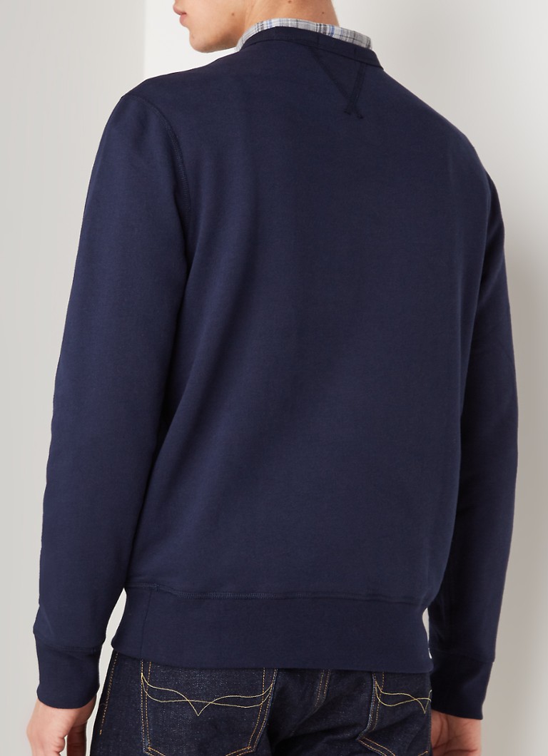 Ralph Lauren crew neck sweater with logo embroidery