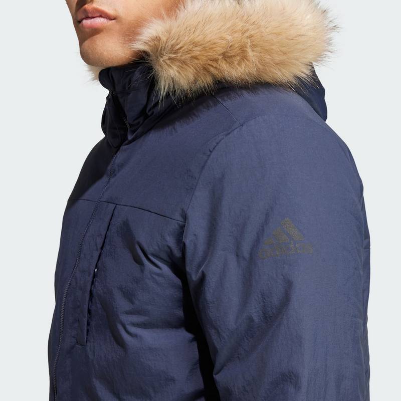 adidas Hooded Fur Parka Funktionsjacke Herren