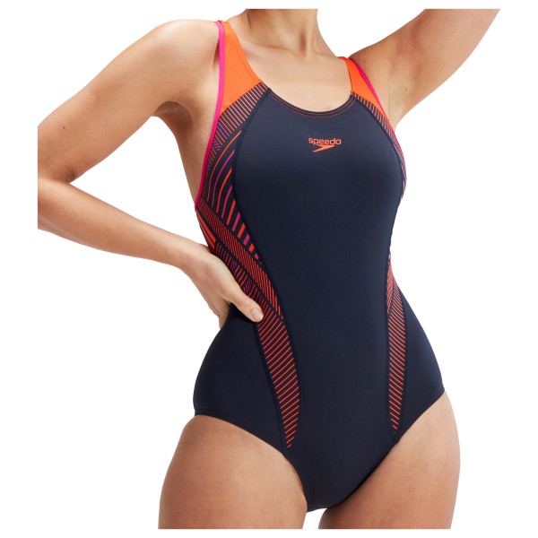 Speedo - Women's Placement Laneback - Badeanzug