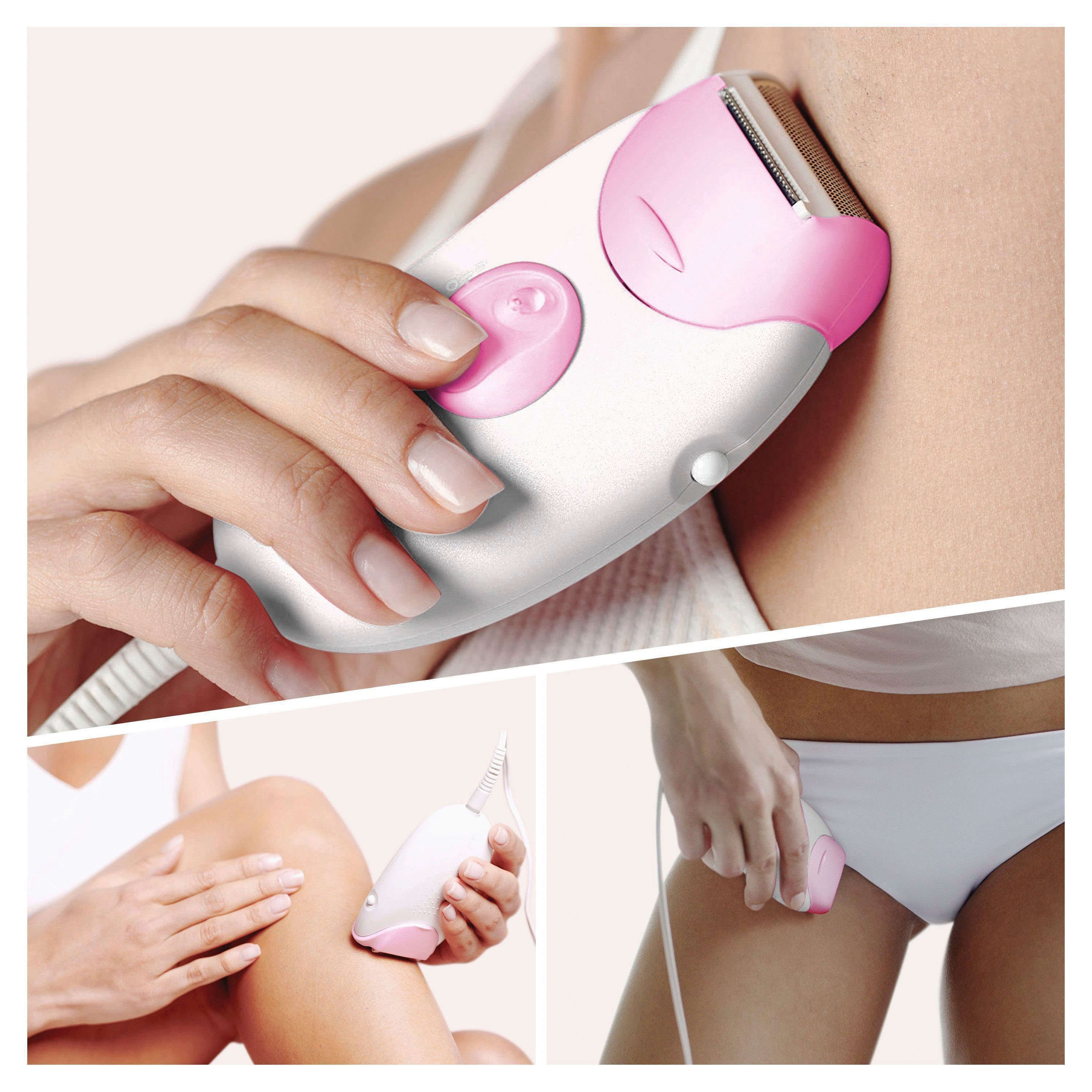 Braun Epilierer Silk-épil 3 3-270, Aufsätze: 3 St., Kabelgebundener Epilierer
