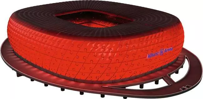 Ravensburger Allianz Arena bei Nacht