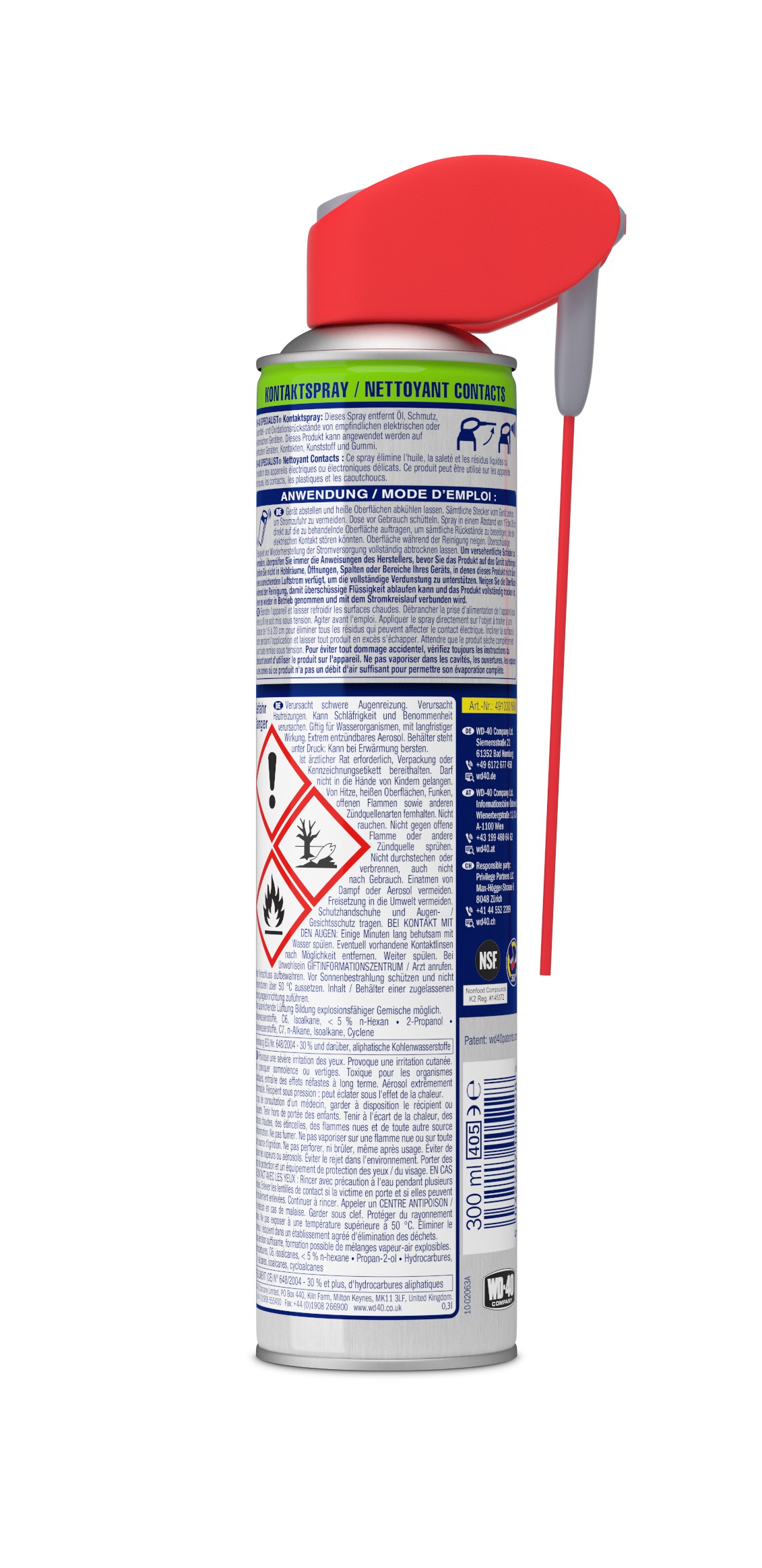 WD-40 Kontaktspray, 300ml - ATU