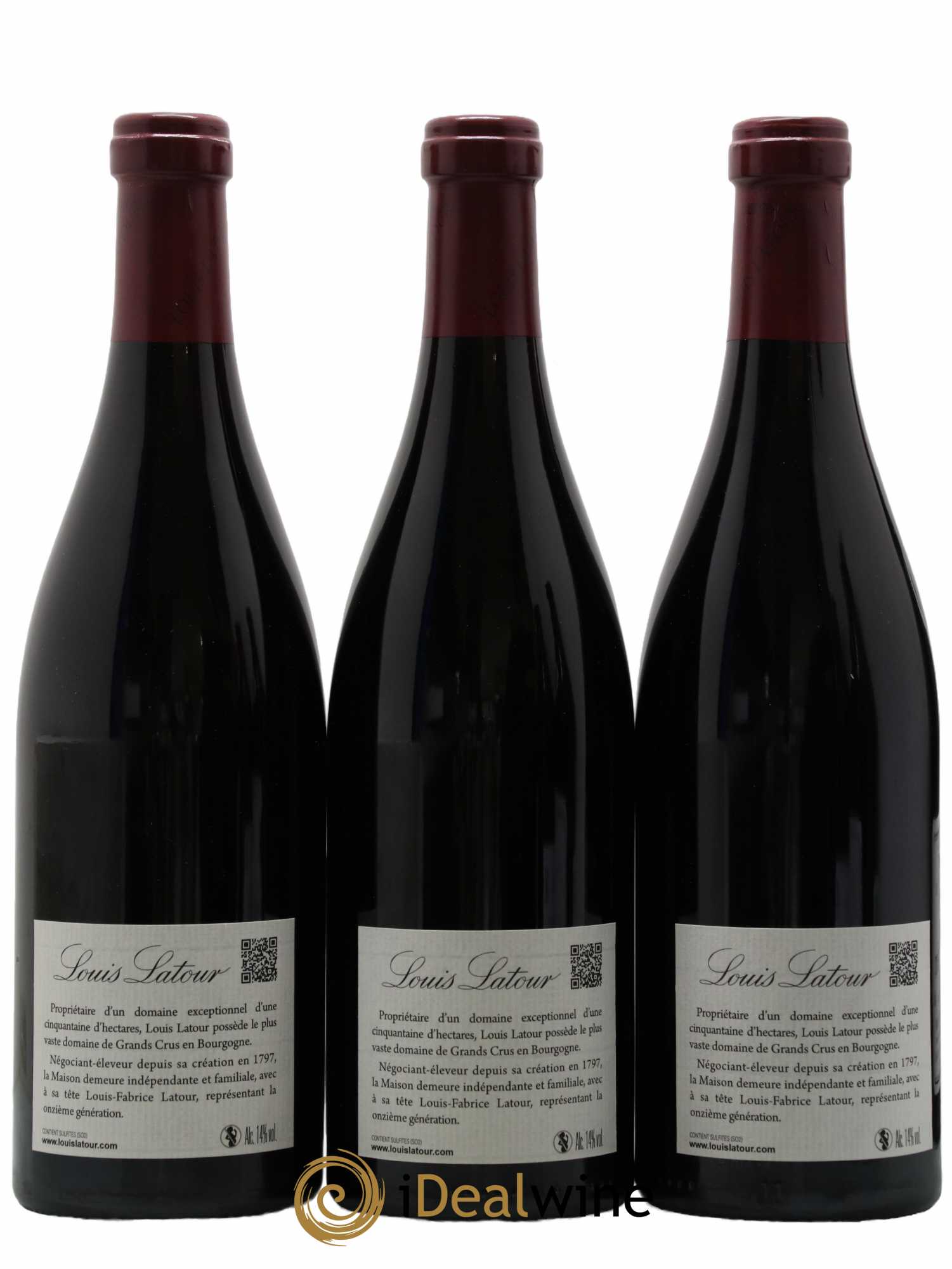Romanée-Saint-Vivant Grand Cru Les Quatre Journaux Louis Latour  2016 - Lot de 6 Bouteilles