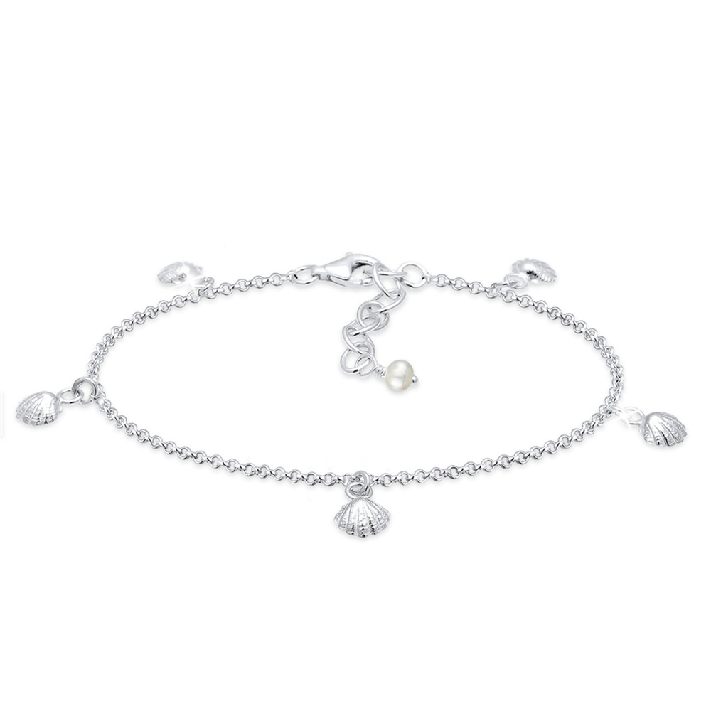 Elli Elli Bracelet Bracelet Elli avec moule mer maritime été 925/1000 argent Bracelet