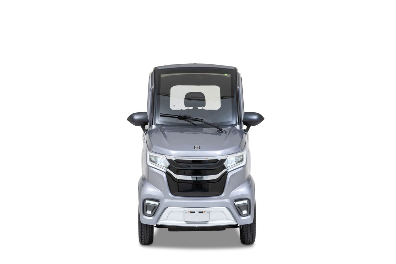 Econelo Elektro Kabinenroller Nelo 4.1  45 km/h silbergrau