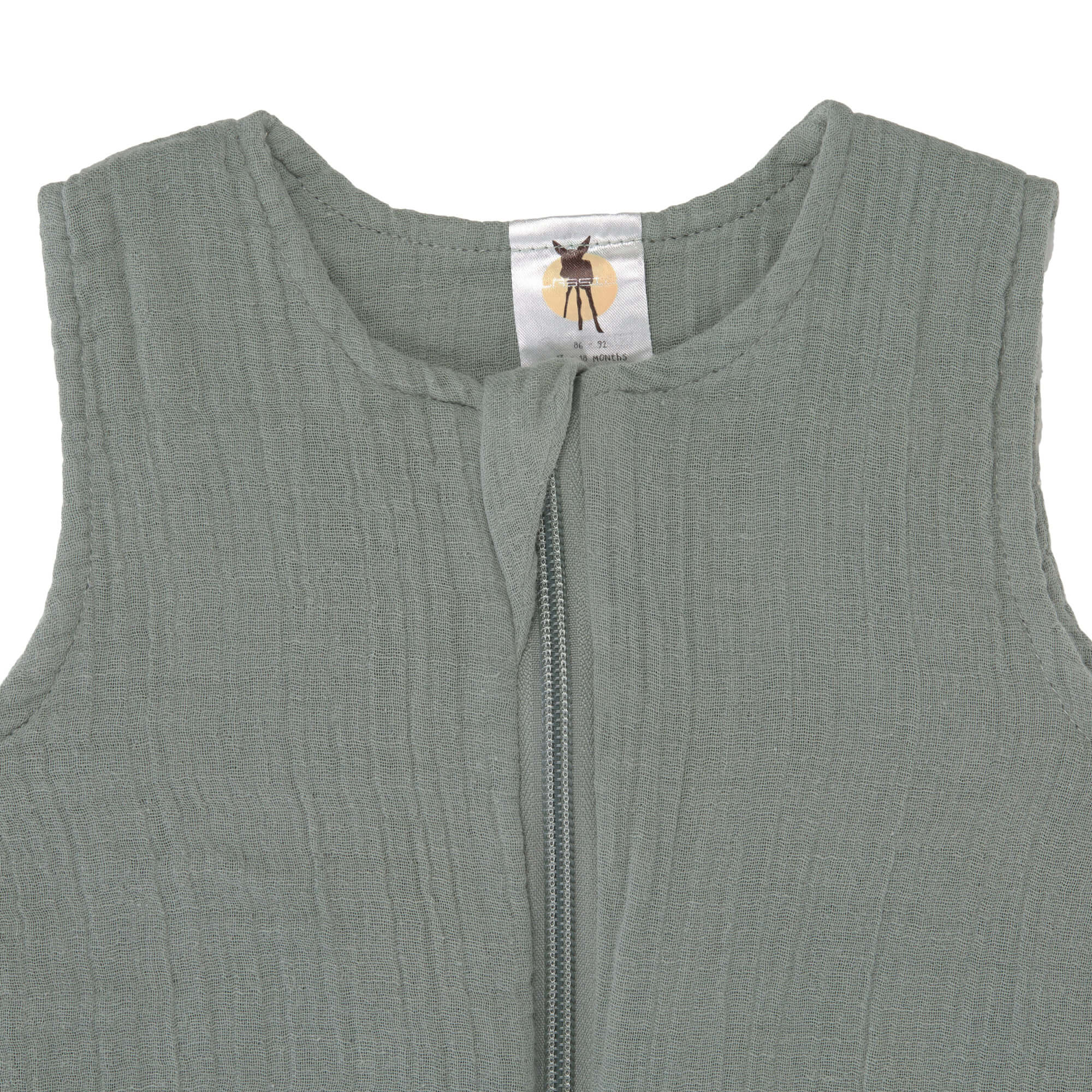 Baby Sommerschlafsack Tog 1 - Bio Baumwolle, Grün