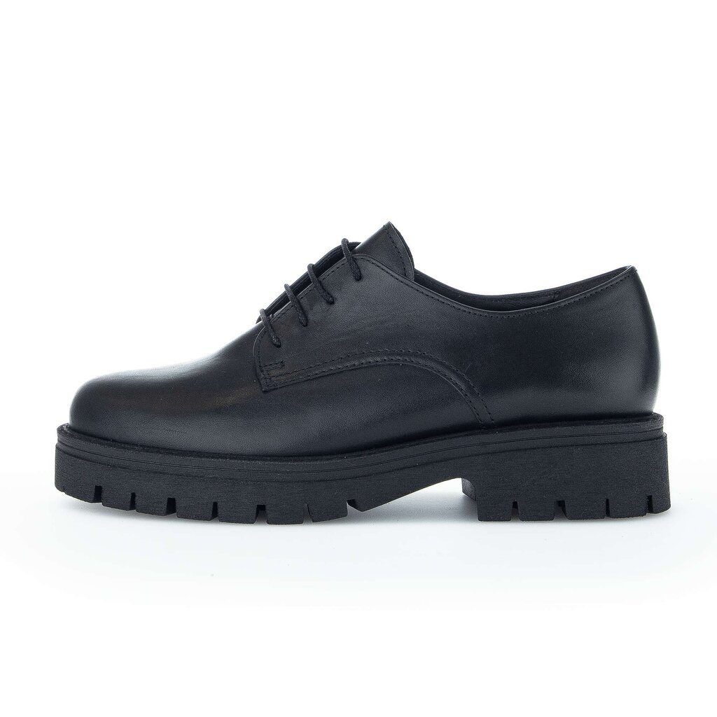 Gabor comfort Schnürschuh schwarz