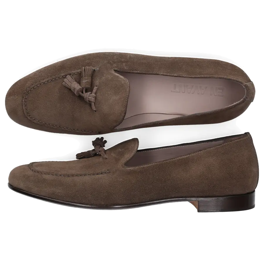 EN AVANT - Loafer 355-01B Veloursleder - braun