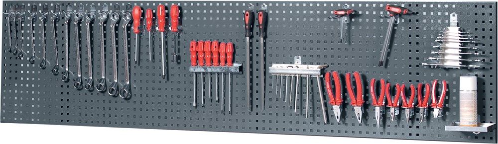 Parete portautensili Huvema K3035G 2180 x 550 mm