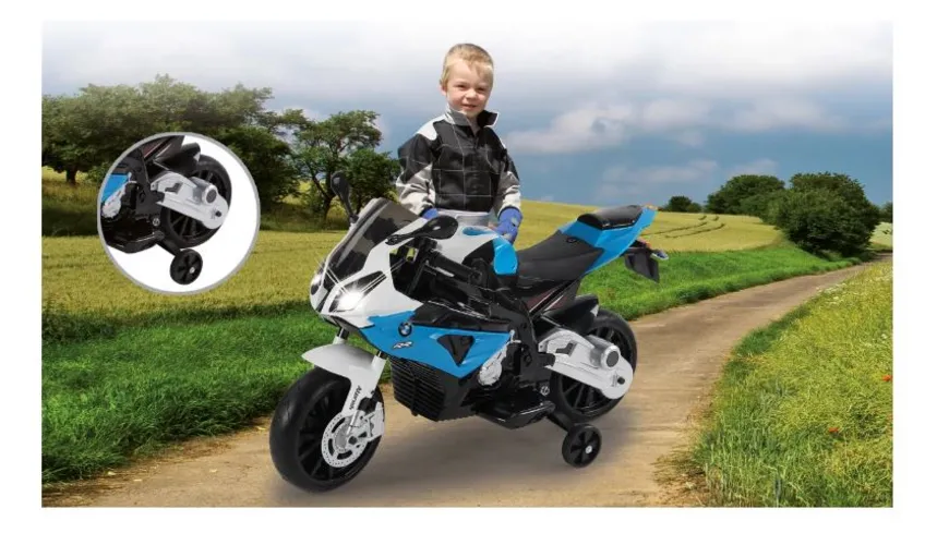 Jamara Ride-on Motorrad BMW S1000RR blau 12V