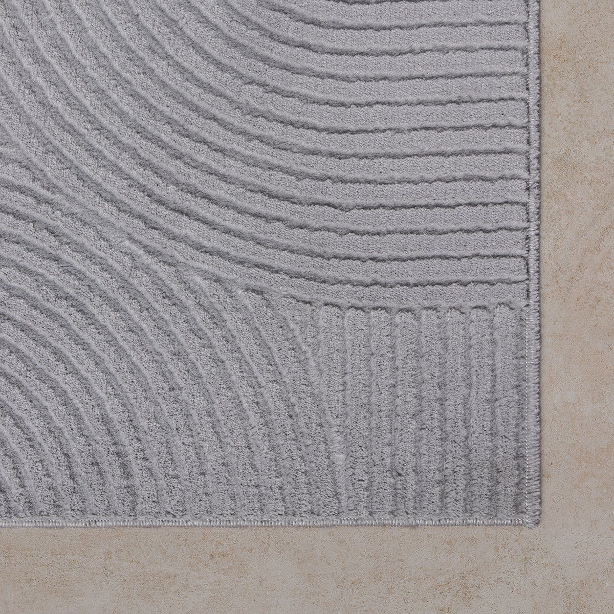 Teppich Rio - moderner und weicher Teppich, the carpet, rechteckig, Höhe: 16 mm, Anti-Rutsch, 3D-Optik, flauschiger Flor, pflegeleicht und robust