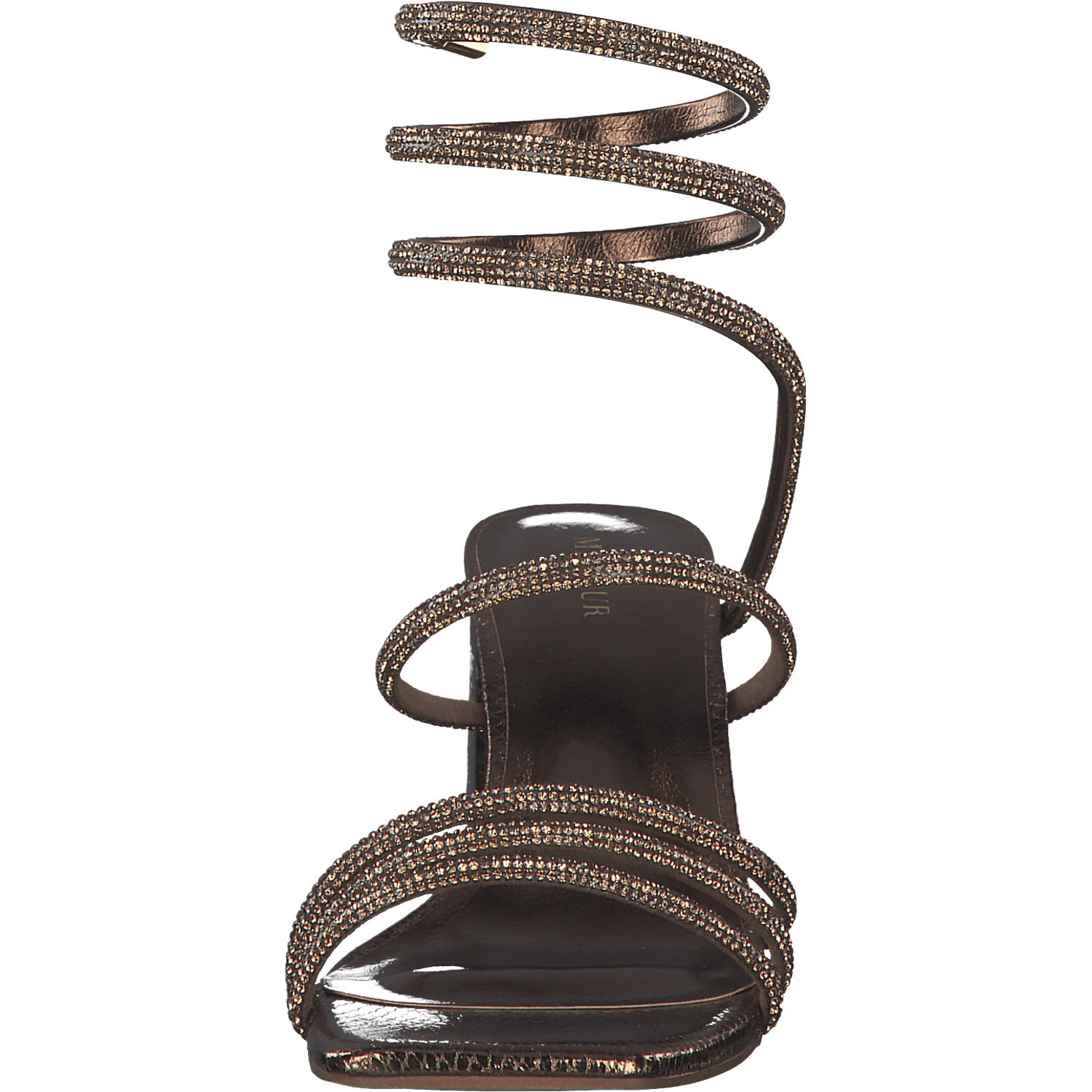 Menbur 23790, Plateau-Sandaletten, Damen, bronze