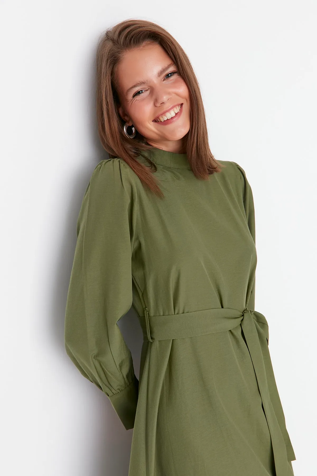 Trendyol Modest  Kleid - Khaki - A-Linie