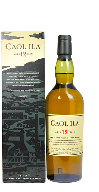 Whisky / Ecosse Caol Ila   Ile d'Islay  70 cl - Single malt - 12 ans d'âge