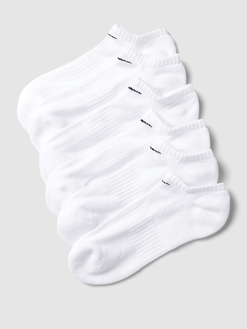 Sneakersocken mit Logo-Detail in weiß