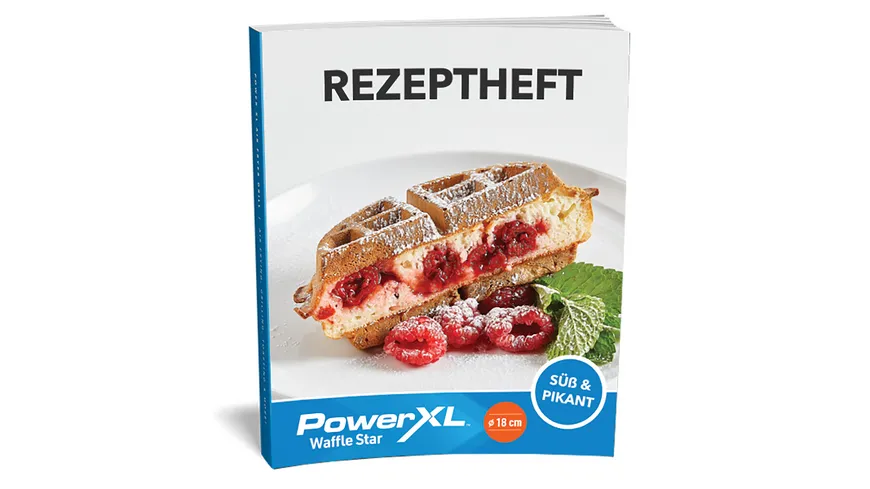 Power XL Waffle Star 18cm schwarz