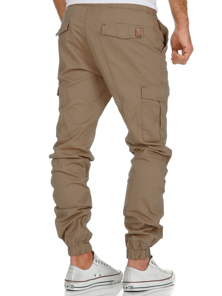 Amaci&Sons Cargo Jogger-Chino SAN ANTONIO in Beige günstig kaufen