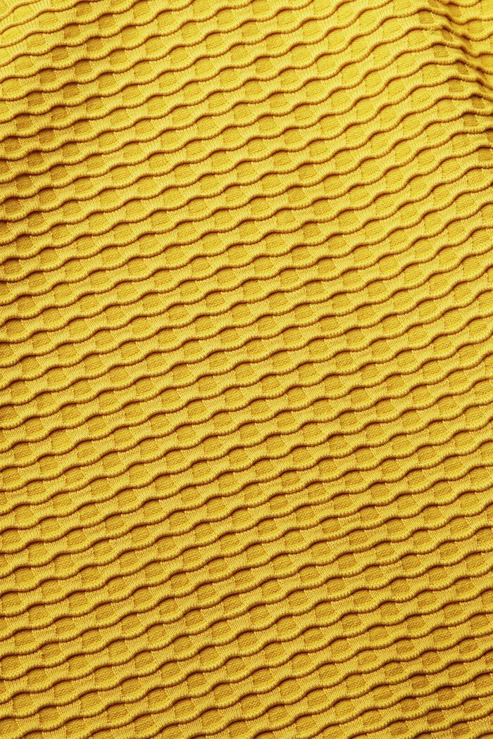 Strukturierter Pullover mit weitem Ausschnitt