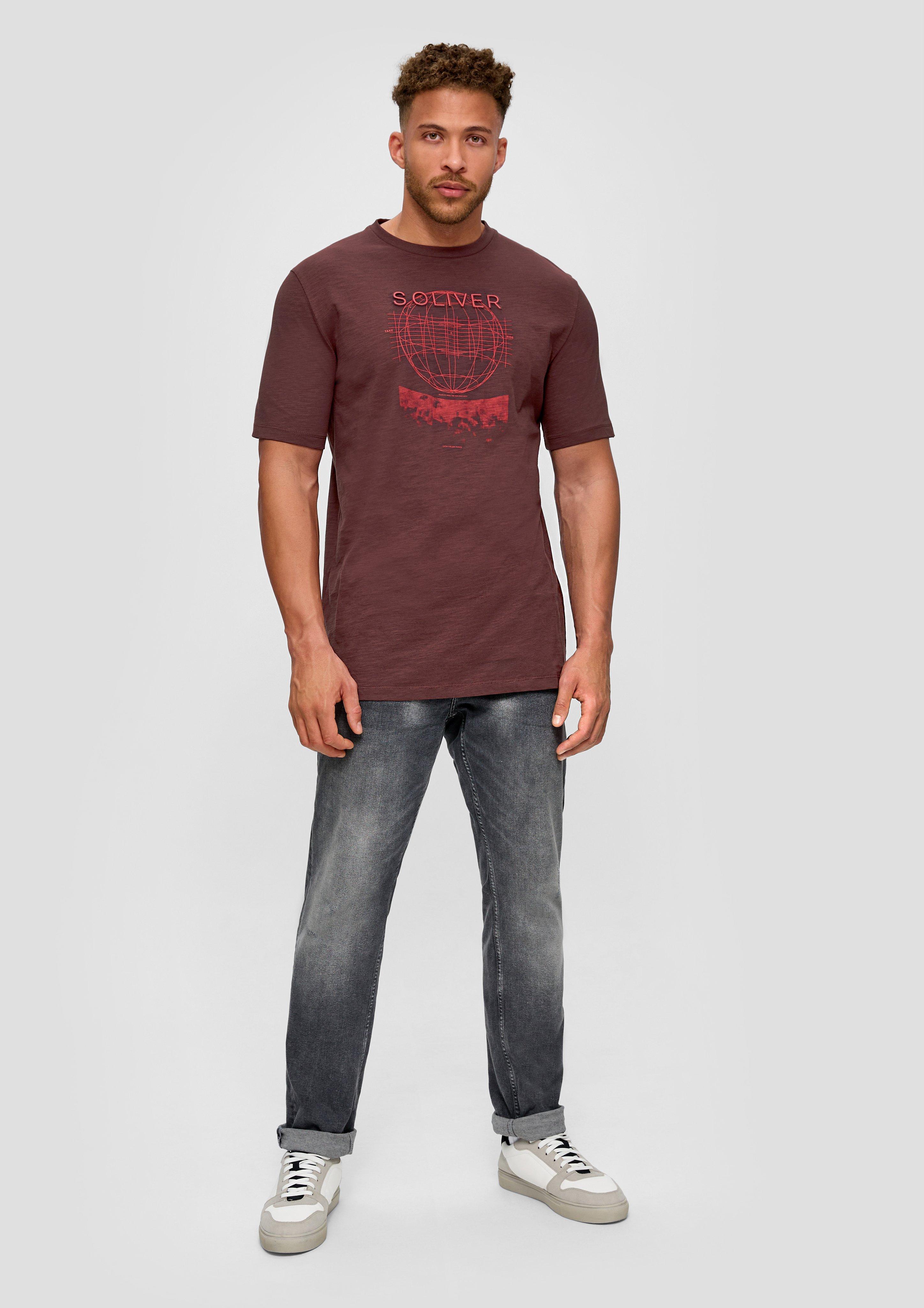 T-Shirt mit Frontprint  2139753-49D1