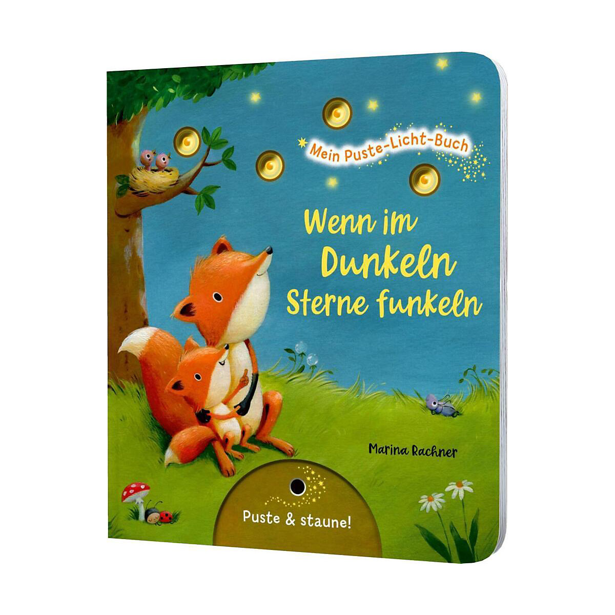 Mein Puste-Licht-Buch: Wenn im Dunkeln Sterne funkeln