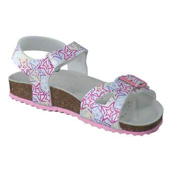 Geox J Adriel Girl Sandale in weiß