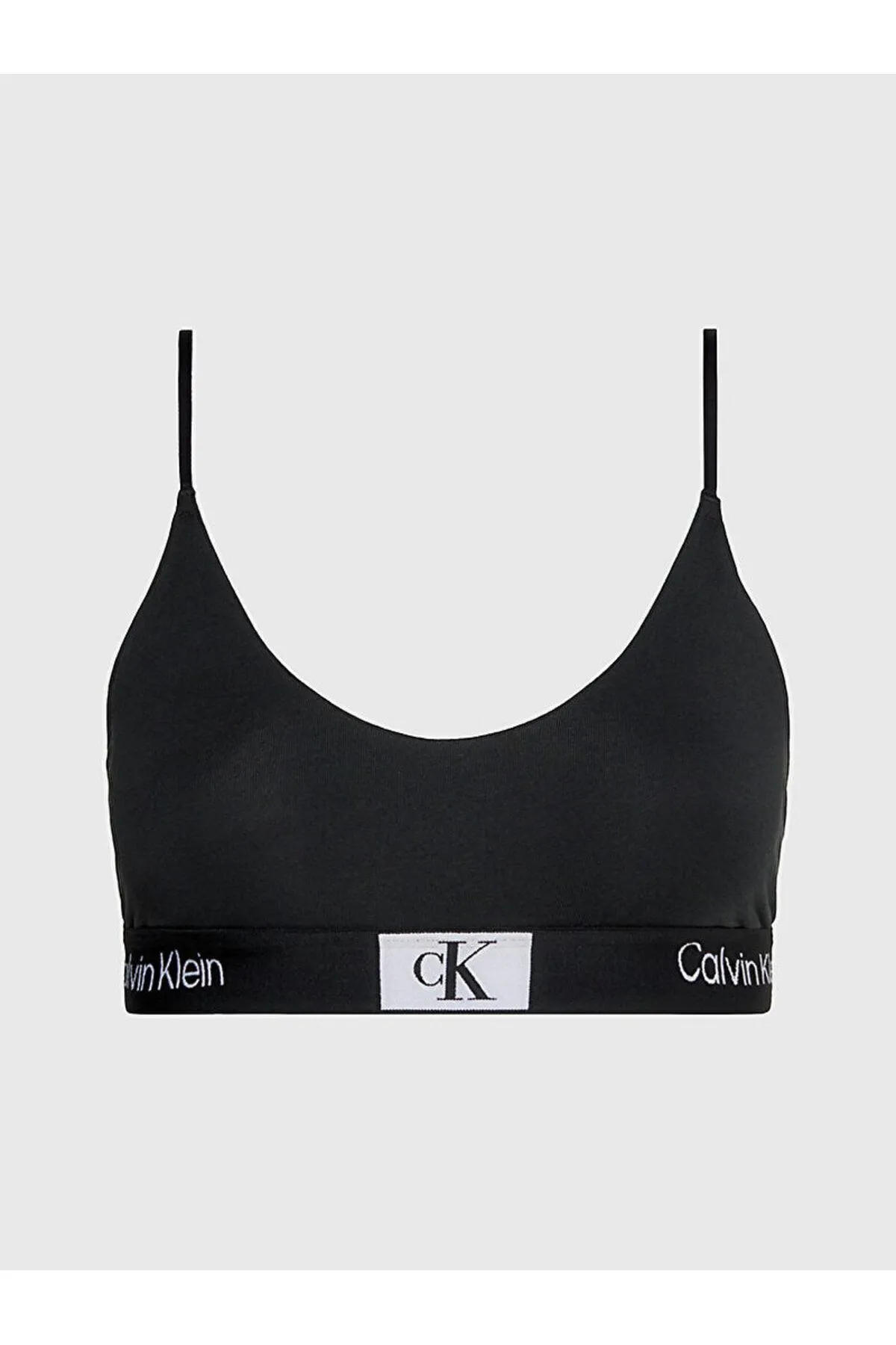 Calvin Klein  Damen Sport-BH mit Markenlogo, Gummiband, für den täglichen Gebrauch geeignet, Black1 000qf7216e-loc