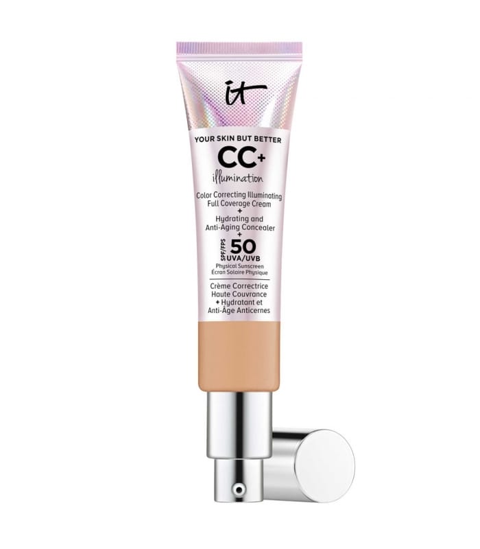 IT COSMETICS-Your Skin But Better™ Cc+ Cream Illumination-Crème Correctrice Illuminatrice Haute Couvrance + Sérum Hydratant Anti-Âge SPF 50+
