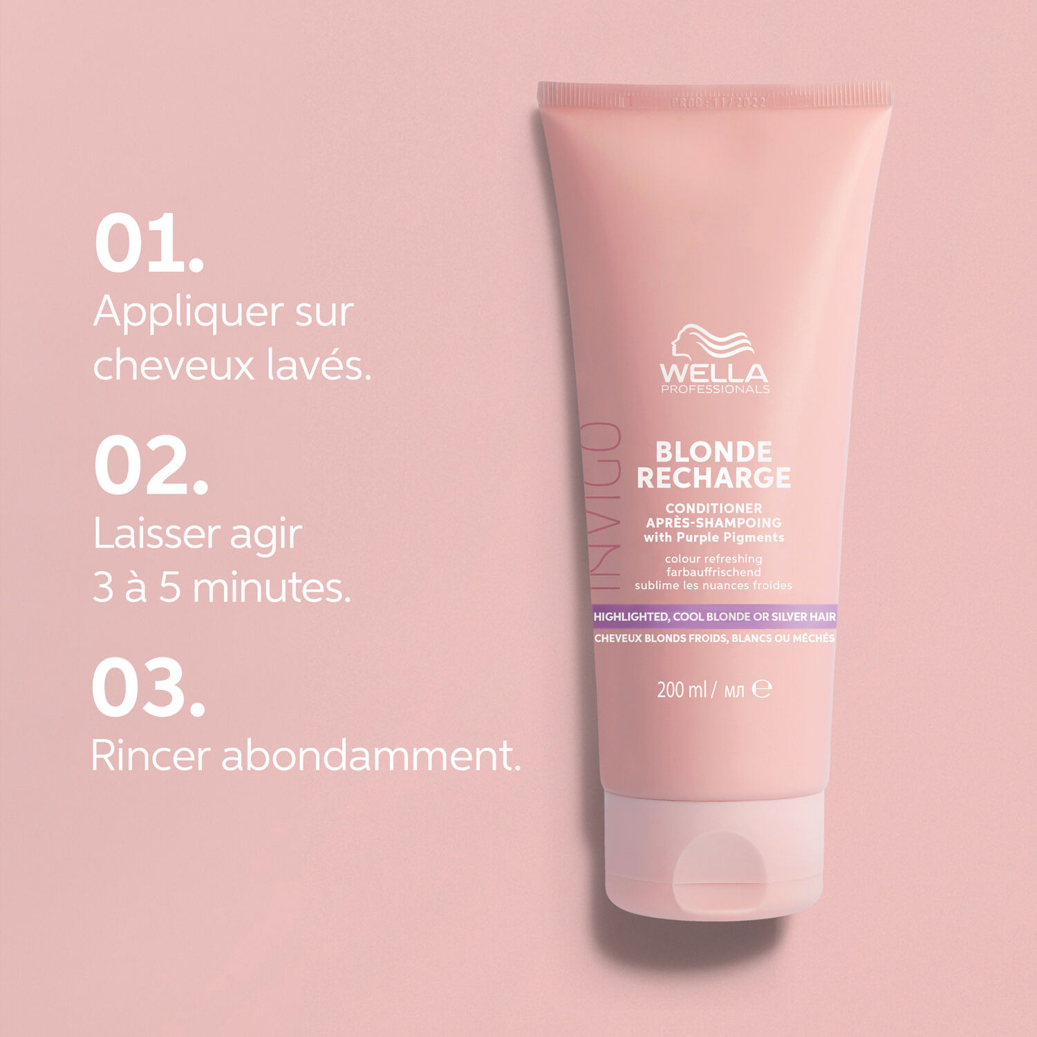 Wella Invigo Blond Recharge Cool Après-Shampoing 200 ml