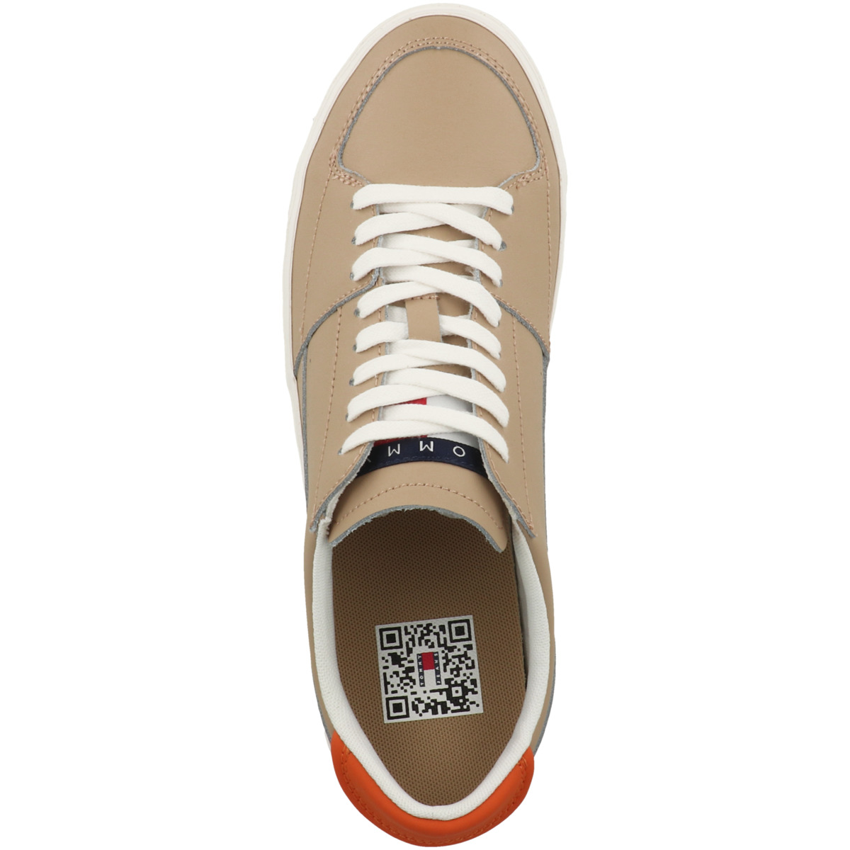 Tommy Hilfiger Tommy Jeans Vulcanized Leather Sneaker Low beige