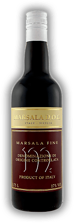 Marsala Fine D.O.C. Marsala Fine D.O.C. Sizilianischer Likörwein. 0,75	 Liter - Vol 17%