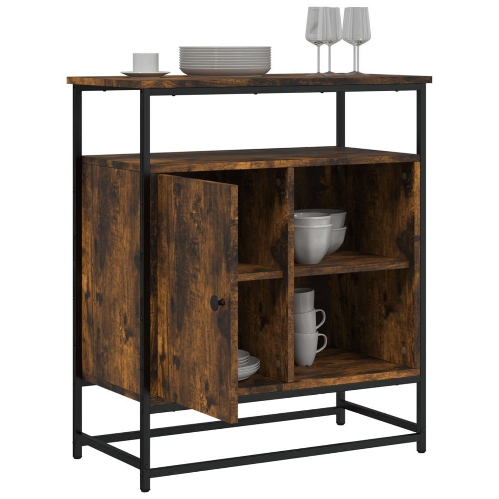 vidaXL Sideboard Sideboard Räuchereiche 69x35x80 cm Holzwerkstoff (1 St)
