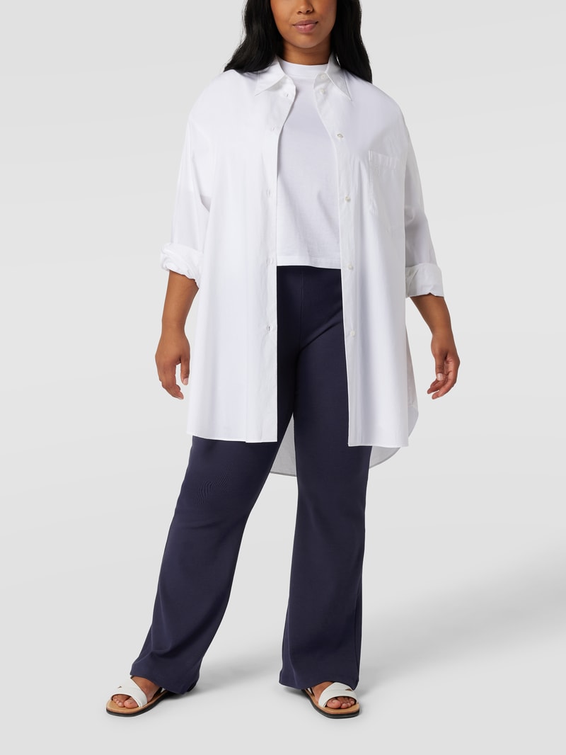 PLUS SIZE Sweathose mit Label-Patch Modell 