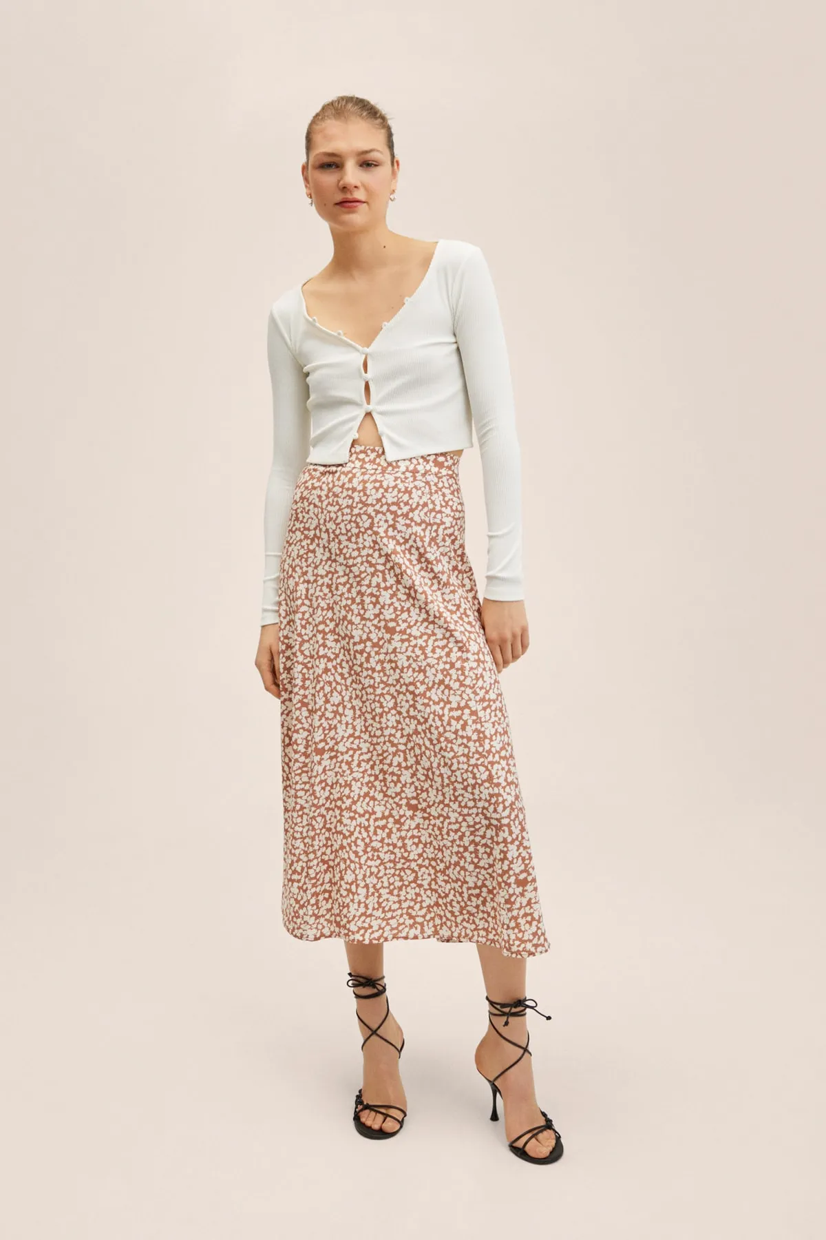 MANGO  27057118 Damen/Mädchen Braun
