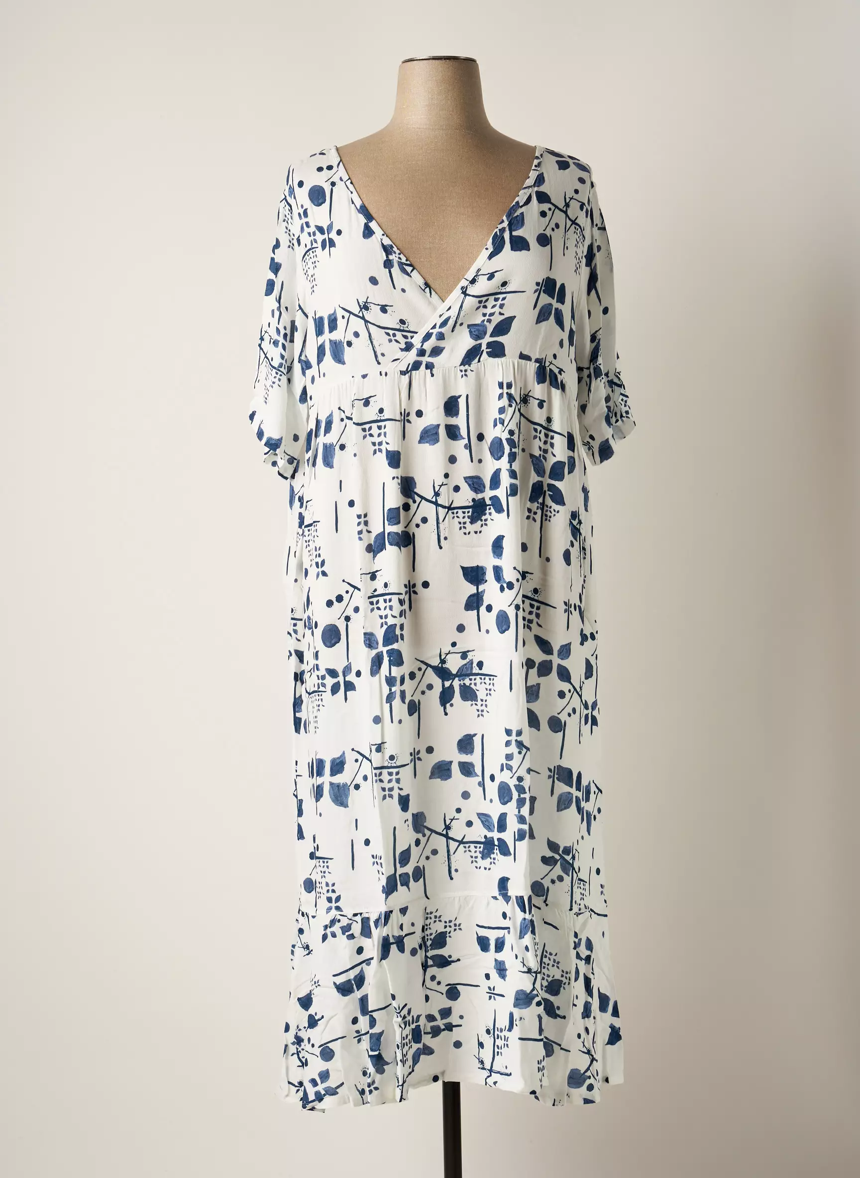 G Oze Robes Longues Femme couleur bleu