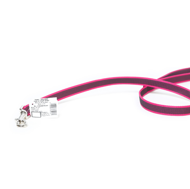 JULIUS-K9 Hundeleinen JULIUS-K9 Führleine 20mm Schlaufe 1 m pink
