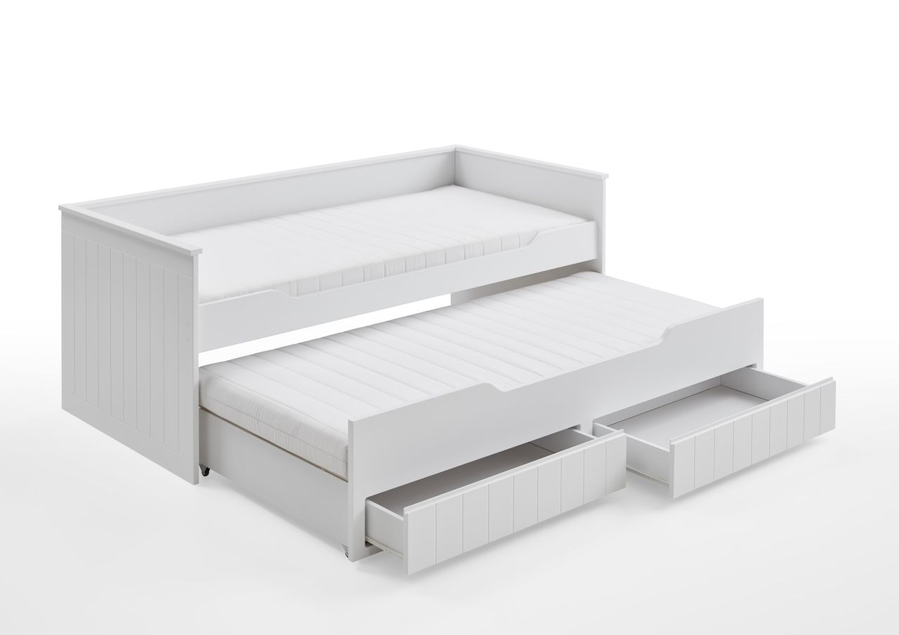 Relita Funktionsbett RONNY 2 Liegeflächen und 2 Schubladen