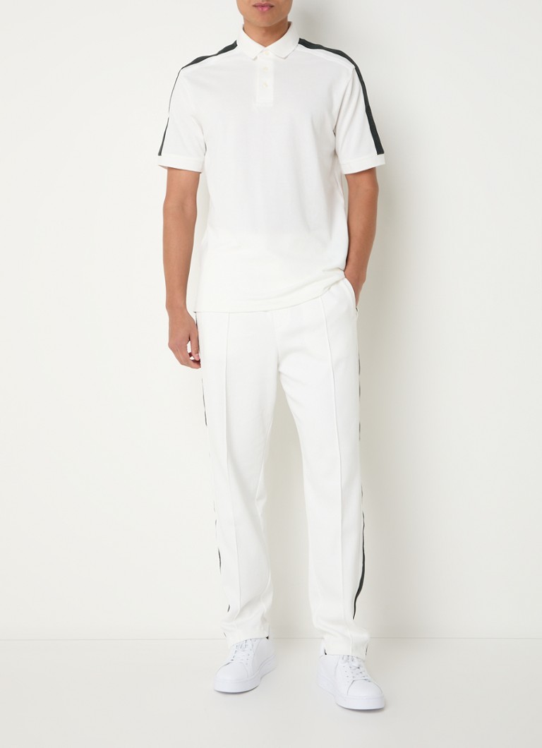 Polo Armani Exchange de corte regular com fita com o logotipo