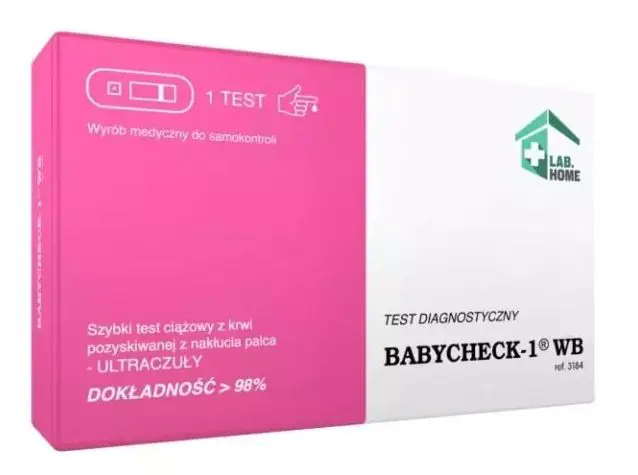 LabHome BabyCheck-1 WB, test di gravidanza su sangue