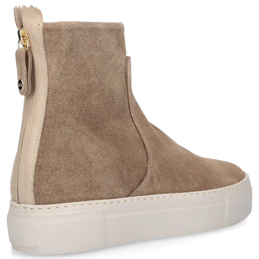 AGL Attilio Giusti Leombruni - Klassische Stiefeletten MEGHAN BOOTIE Veloursleder - grau